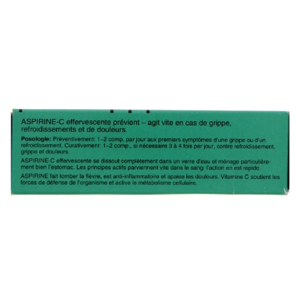 Picture of Aspirin-C Vitamin C Effervescent 10 Tablets