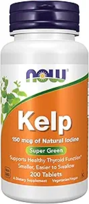 NOW Kelp 150 mcg – 200 Tablets