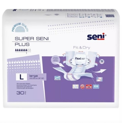 SUPER SENI DIAPERS LARGE 30’s
