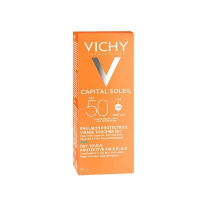 VICHY IDEAL SOLEIL DRY TOUCH FACE FLUID SPF-50 50ML