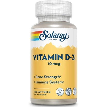 SOLARAY VIT-D3 10000IU 60CAP